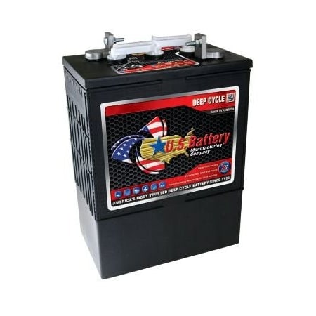 Us Battery 6V 360Ah Deep Cycle Battery, FLA, Large "L" Terminal 803430