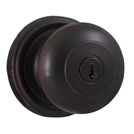 Weslock Impresa Entry Lock with Adjustable Latch and Full Lip Strike Oil Rubbed Bronze Finish 00640I1I1SL23