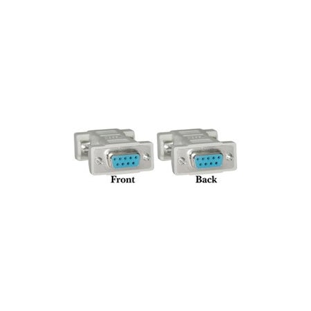 Cable Wholesale Null Modem Adapter, DB9 Female to DB9 Female 30D1-18400