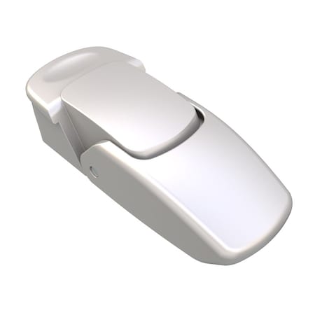 Southco Draw Latch, No Restriction, Small Size, Zinc Alloy, Chrome Plated, Satin V7-10-105-20