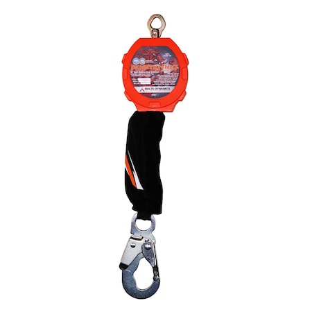 Malta Dynamics Pygmy Hog Self-Retracting Lifeline, 11 ft. Length, 1 Leg(s), 310 lb Weight Capacity C7201-G2