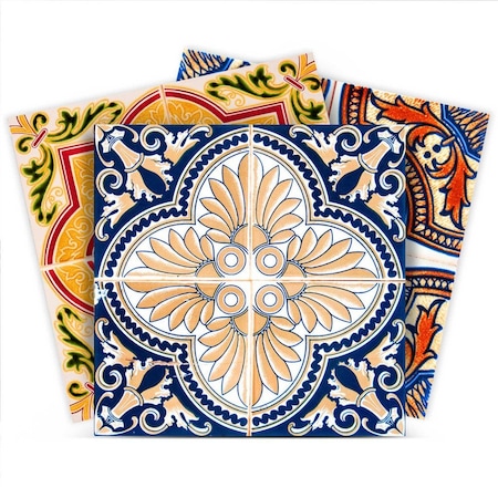 Homeroots 5" X 5" Linna Mutli Mosaic Peel and Stick Tiles 400361