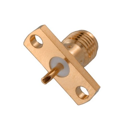 Johnson SMA Jack 2 Hole Flange Mount 142-0701-621