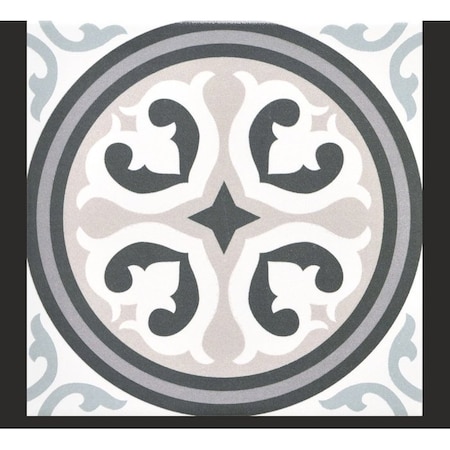 Andova Tiles SAMPLE-Monbleu Dutchen 8-in. Patterned Look Matte Porcelain Floor & Wall Tile SAM-ANDMON1409