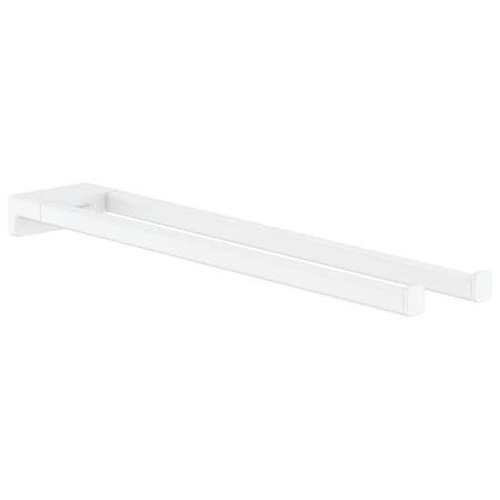 Hansgrohe AddStoris Dual  Towel Bar in Matte White 41770700