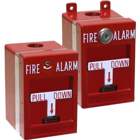 Edwards Signaling Weatherproof pull station Double action hex MPSR2-SHTW-GE