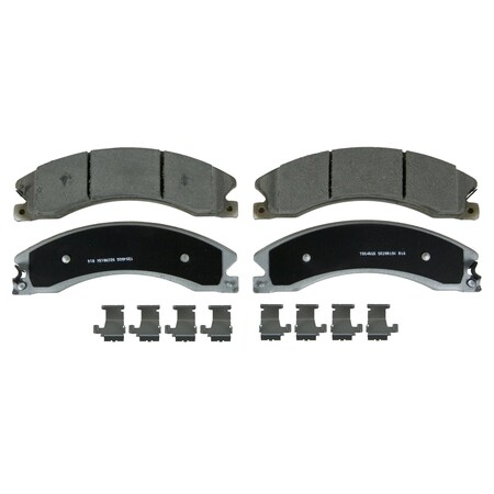 Wagner Brake ThermoQuiet Front; Rear Disc Brake Pad Set Ceramic,  QC1411