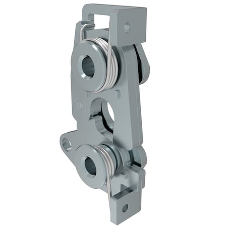 Southco Rotary Push To Close Latch, Large Size, Two Stage, In-Line Lever 6.7 mm Through Hole, Steel R4-30-30-501-10