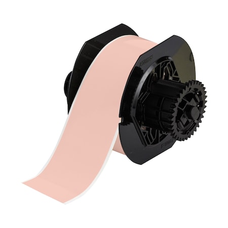 Brady ContinuousLabelStock, Pink, Gloss, 2-1/4inW B30C-2250-595-PK