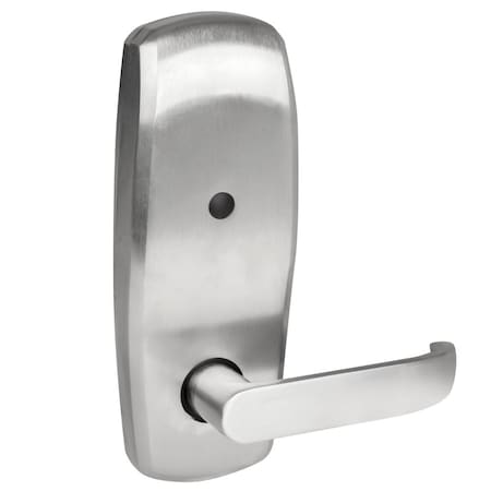 Dormakaba InSync Battery Operated ASM Mortise Lock, Auto Deadbolt, Unit, Continental Lever, Right Hand, Satin RM1100C-26D
