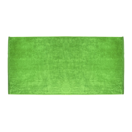 Towelsoft Large Terry Velour 100% Ring Spun Cotton Beach Towel-Lime HOME-BV1108-LIME