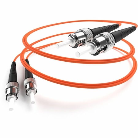 Unc Group Fiber Optic Patch Cable, St-St, 50 125 Multimode Duplex, Orange, 1M FJ5STST-01M