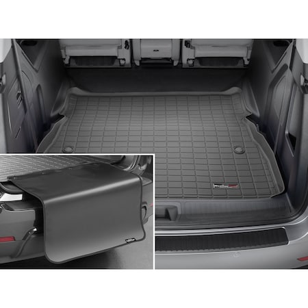 Weathertech Black, Cargo Liner With Bumper Protector 401341SK
