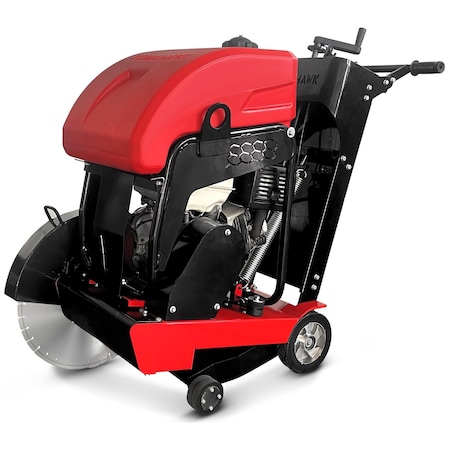 Tomahawk Power Tomahawk 20 Inch Walk Behind Concrete Saw 13 HP Honda Water Tank GX390 Engine Asphalt TFS20H