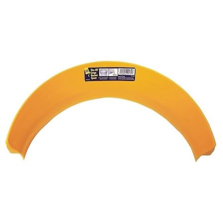 Foampro Bucket Spout, Plastic, Yellow, For: 5 gal Bucket 135