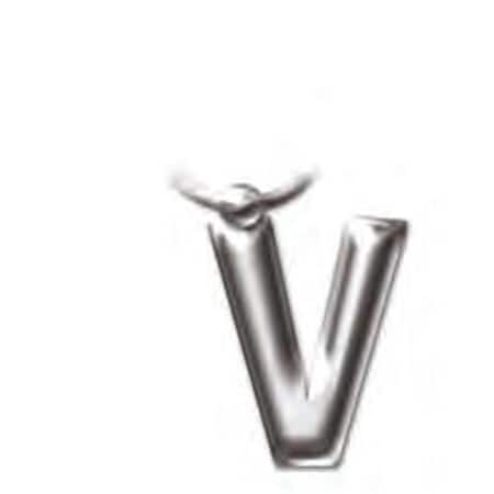 That Company Called If Solid Metal Initial Keyring - V 2220