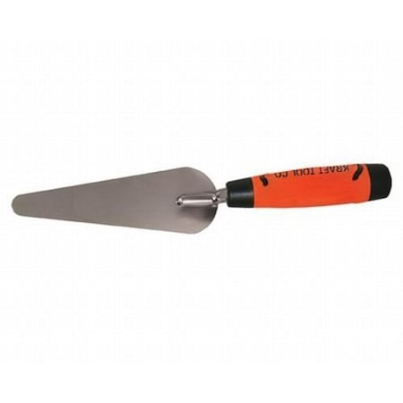 Kraft Tool Kraft Tools 6" Stainless Steel Rounded Detail Trowel w/ProForm Handle PL585PF