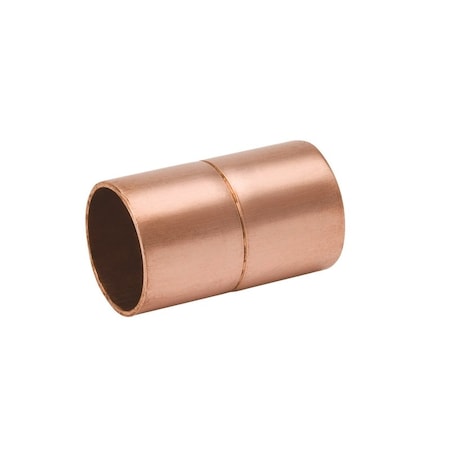 Nibco 3/4 in. Sweat X 3/4 in. D Sweat Copper Coupling with Stop, 50PK CP-W00755J