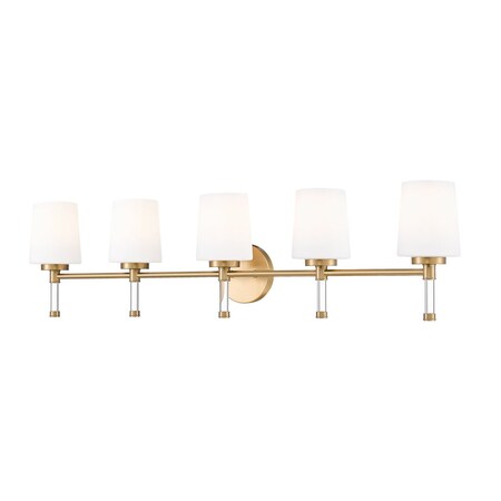 Z-Lite Henri Modern Gold 5 Light Vanity 7700-5V-MGLD
