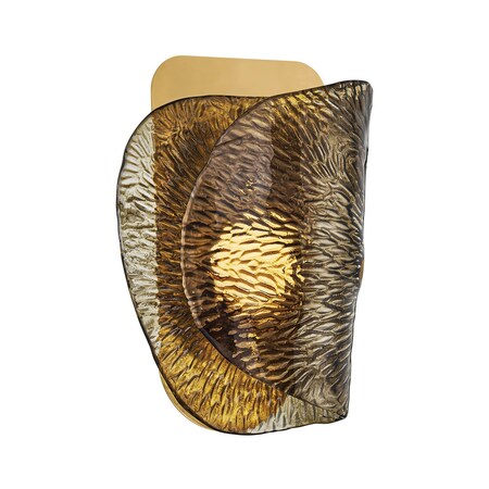 Corbett Lighting Klara 1 Light Wall Sconce in Vintage Brass Finish 564-01-VB