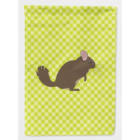Carolines Treasures Chinchilla Green Flag Canvas House BB7701CHF
