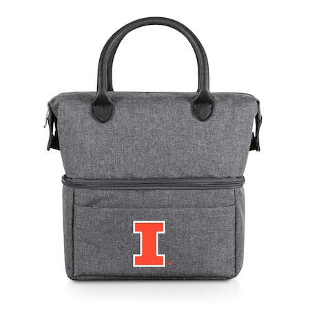 Picnic Time Family Of Brands NCAA Illinois Fighting Illini Urban Lunch Bag - Cooler Lunch Tote 511-00-154-214-0