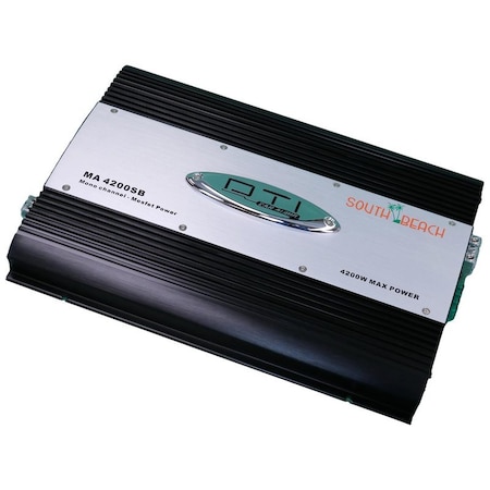 Dti High Power Single Channel Bass Woofer Car Audio Amplifier with Bass Control And Bass Boost 1-Ohm St DTIMA4200SB