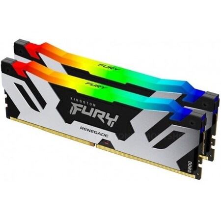 Kingston 32GB 6400MT/s DDR5 CL32 DIMM Kit of 2 FURY Renegade RGB XMP KF564C32RSAK2-32