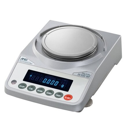 A&D Precision Balance, 320g x 0.001g with External Calibration, IP65, NTEP LEGAL FOR TRADE FX-300iWPN