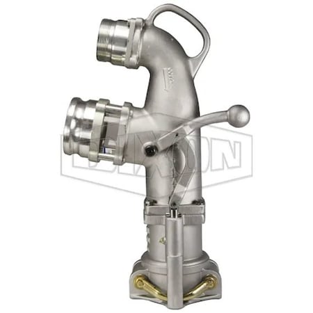 Dixon ELBOW CO-AXIAL 4 in FEM x 3 in MALE W/ 3 in MALE 6400FNPT