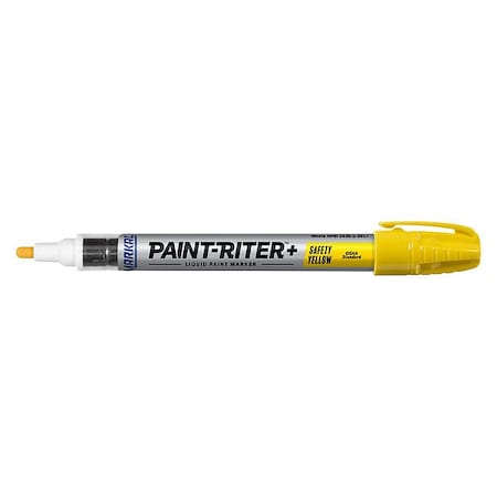 Markal Paint Marker, Medium Tip, Yellow Color Family, Paint 97271G