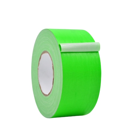 Wod Tape DTC12F Contractor Grade Duct Tape Fluorescent Green 49 in. x 60 ft. WOD DTC12F-49000-LOG-60-FGR