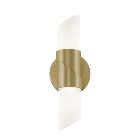 Afx Slice, 13'' LED Wall Sconce, Light Antique Brass SLCS0413LAJUDLB