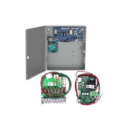 Von Duprin 2A Power Supply, Fused 8 Zone Option Board, Battery Backup Board Only, 12/24VDC PS902-8F-BB