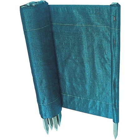 Mutual Industries MUTUAL INDUSTRIES 14987-0-24 Silt Fence, 1-1/2 x 1-1/2 in Mesh, 100 ft L, Fabric 14987-0-24