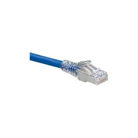 Leviton CBL ASSY MOD 26-4PR STRANDED, CAT6A T568A/B ATLAS X1 FTP, 7FT BLUE 6AS10-7L
