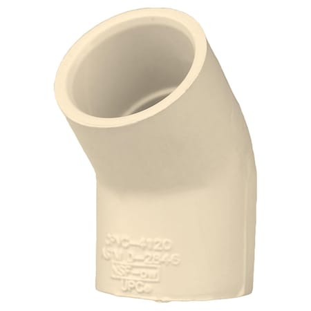 Homecare Products Schedule 40 0.5 in. Socket x 0.5 in. dia. Socket CPVC 45 deg Elbow, 50PK HO1493257