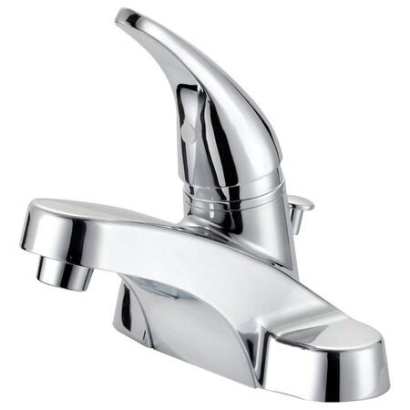 Boston Harbor Lavatory Faucet, 1.2 gpm, 1-Faucet Handle, 3-Faucet Hole, Metal/Plastic, Chrome Plated TQ-F4510042CP