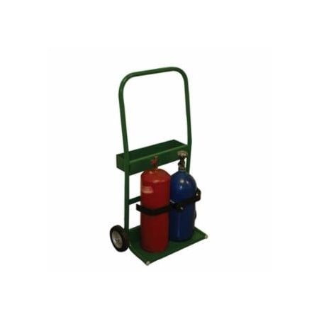 Saf-T-Cart 800 Series Cart, 8 x 16 in Platform, Semi-Pneumatic Wheels 339-810-6