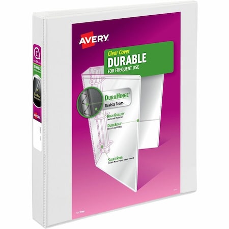 Avery Dennison BNDR, DURBLE VIEW 1 IN, WHT 17012