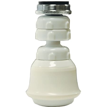 Danco Swivel Sprayrator, 151627 x 556427 Male x Female Thread, Plastic, 15 gpm 10499