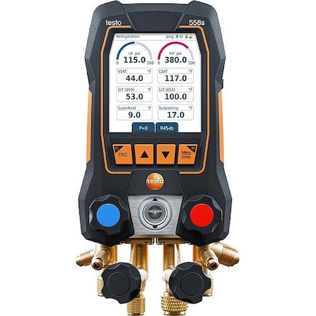 Testo Digital Manifold, 4 Hoses, 4 Valves 0564 5581 01