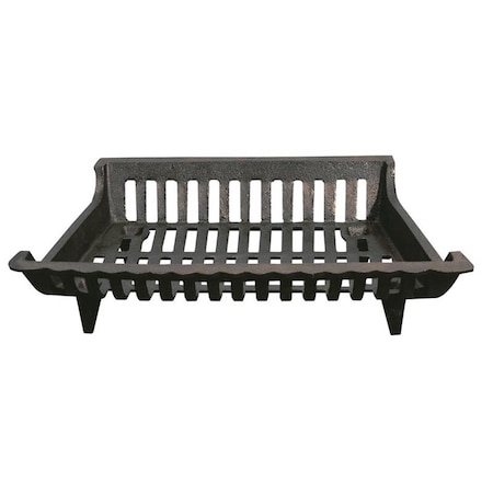 Dare2Decor Graphite Black Cast Iron Fireplace Grate DA2741540