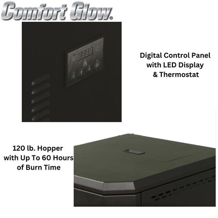 Comfort Glow Freestanding Pellet Stove, 48,000 BTU's CGPS2100