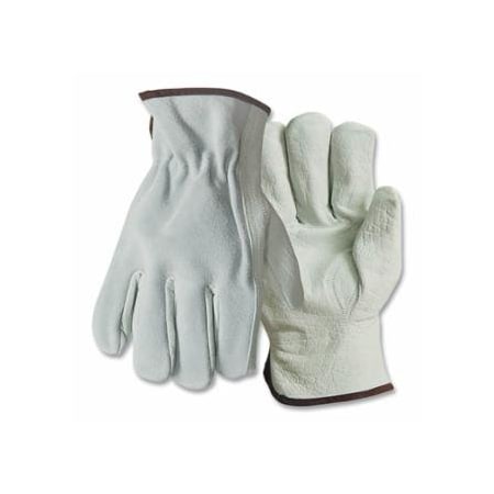 Wells Lamont Y0143 Grain Cowhide Leather Driver Gloves, Large, Gunn Cut, Keystone Thumb 815-Y0143L