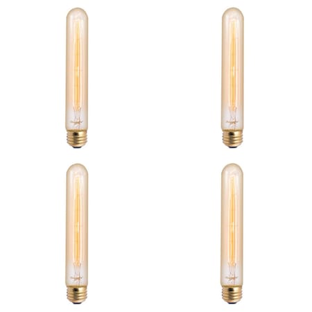 Bulbrite 30 Watt Dimmable Antique T9 Nostalgic Hairpin Incandescent Light Bulbs with E26 Base, 4 PK 861048