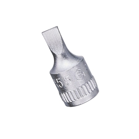 Genius Tools 1/4in Dr. 9.7mm Slotted Bit Socket 222695