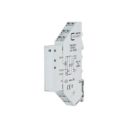 Metz Connect Changeover Contact, 24V AC/DC, 1 Output 11070013