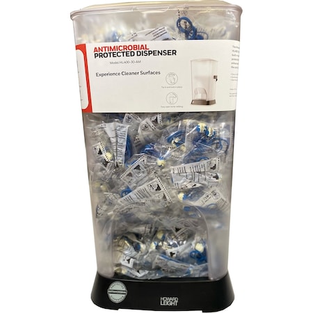 Honeywell Howard Leight Prefilled TrustFit Antimicrobial-Protected Dispenser, TFT-30, 400PK HL400-TFTPOD-30-AM
