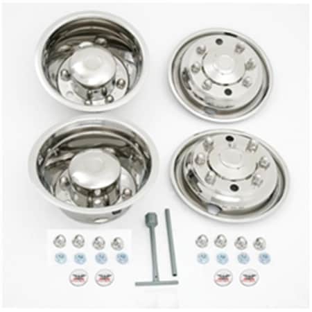 Phoenix Usa 19.5 in. 8 Lug 4 Hand Hole Accuride HP Dual Wheel Simulator 22 mm Dotliner Set PH378084
